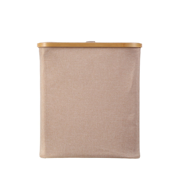 Bamboo Bliss Easy Use Laundry Hamper Basket with Cover