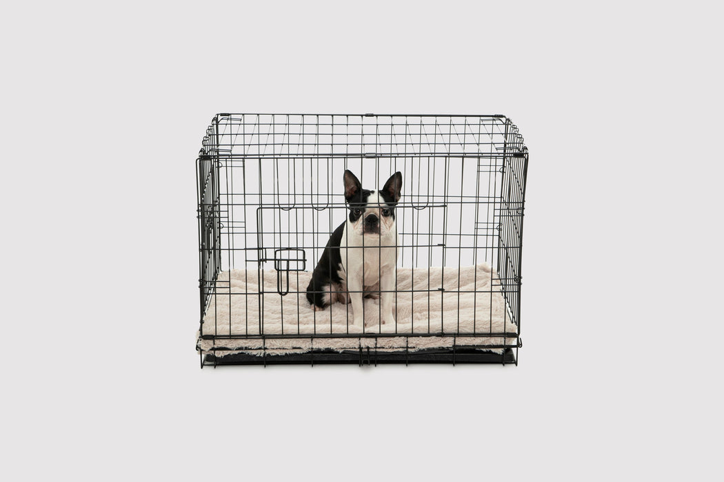 Essential Faux Fur Padded Pet Bed Mattress and Crate Pad - Beige