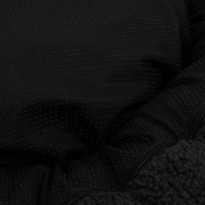 Teddy Fleece Round Donut Pet Bed - Charcoal in 3 Sizes