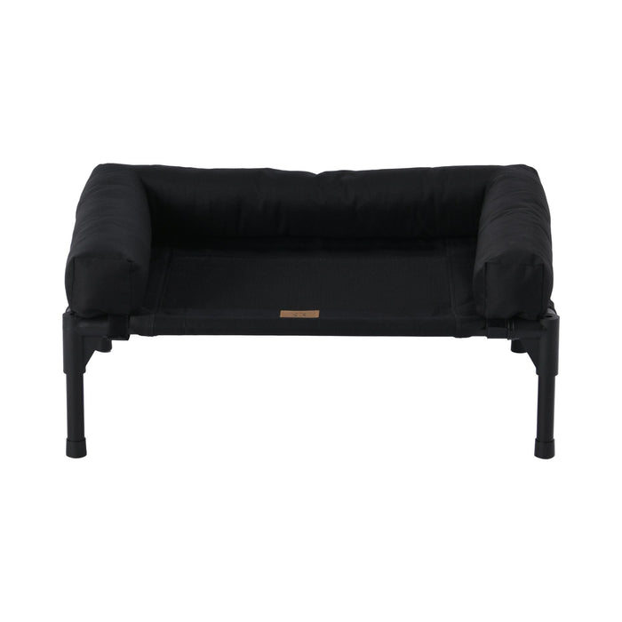 Trampoline Bolster Sofa Pet Bed Black