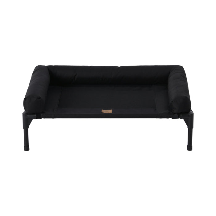 Trampoline Bolster Sofa Pet Bed Black