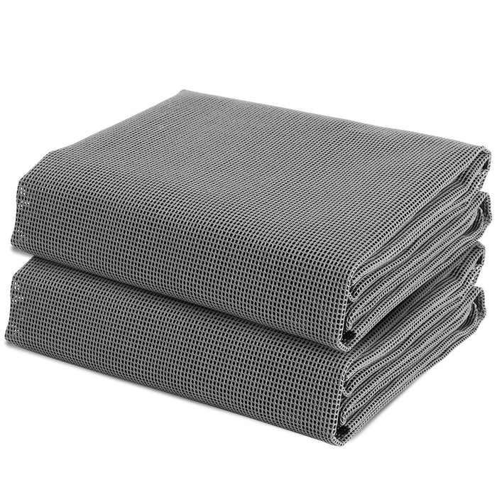 450gsm Quality Thick 6M( 2x 3 x2.5m) Camping Floor Mat - Grey