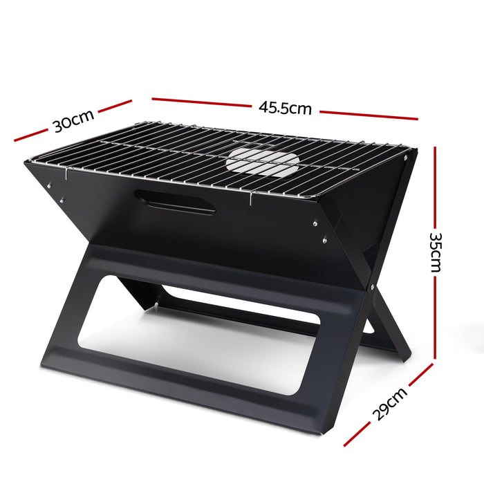 Sparkz Easy Portable Charcoal Notebook Foldable Grill