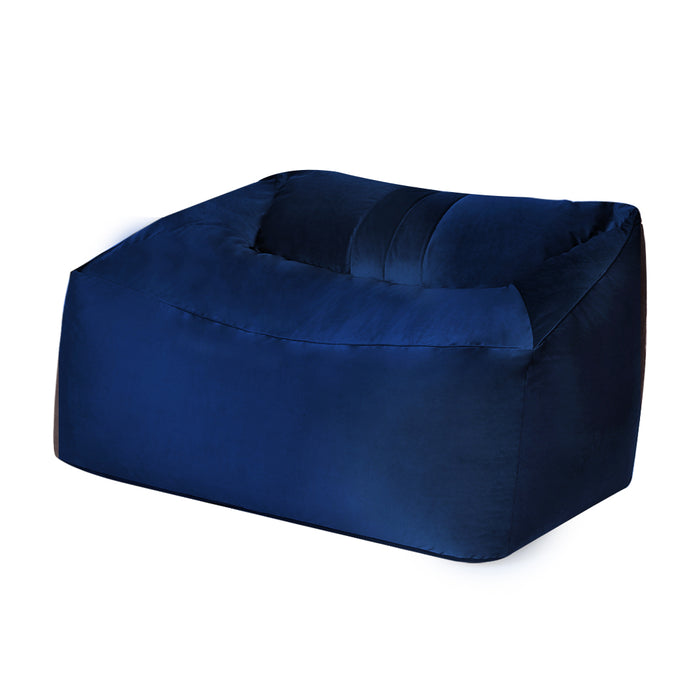 Ottoman Bean Bag Chair Cover Soft Velevt Home Game Seat Lazy Sofa 145cm Length