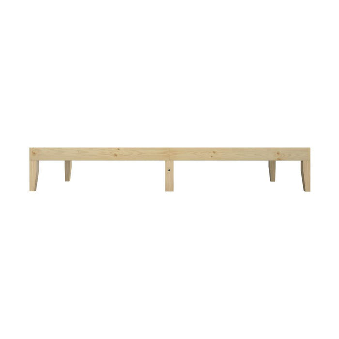 Milano High Quality Wooden Timber Bed Base in Single Size | Easy Assembly Modern Mattress Base Bed