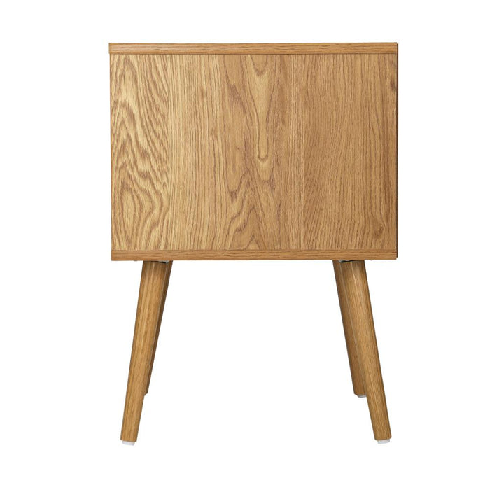Scandi X Multi Storage Modern Bedside Table | Sleek Versatile Nightstand Table in 2 Colours