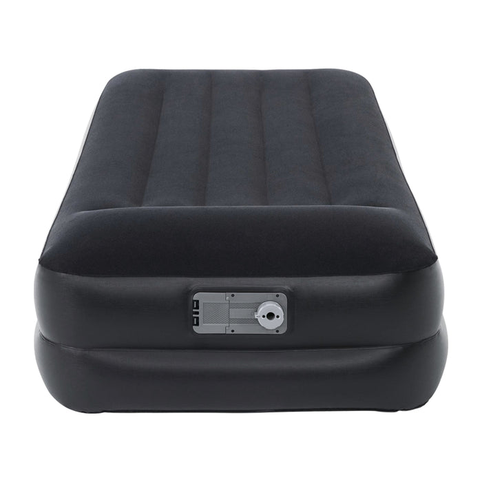 Rapid Inflate Premium Single Size Air Bed by Bestway | Built-in Pump Camping Spare Bed Easy Installation