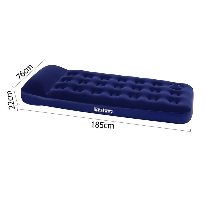 Everyday Single Size Air Bed by Bestway | Rapid Inflate Camping Spare Bed