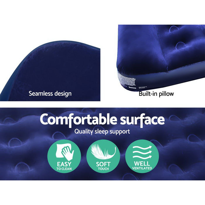 Everyday Single Size Air Bed by Bestway | Rapid Inflate Camping Spare Bed