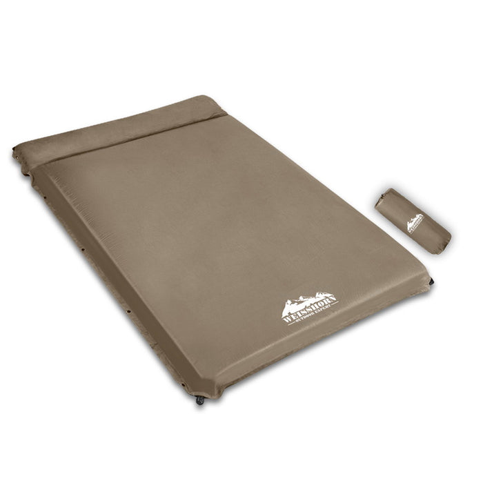 Quick Easy Double Size Self Inflating Mattress Mat 10CM Thick | Camping Bed