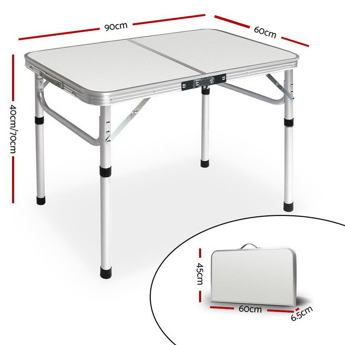 60cm Studry Aluminium Portable Foldable Camping Table