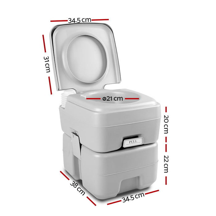 Quality 20L Outdoor Portable Toilet Camping wtih Carry Bag