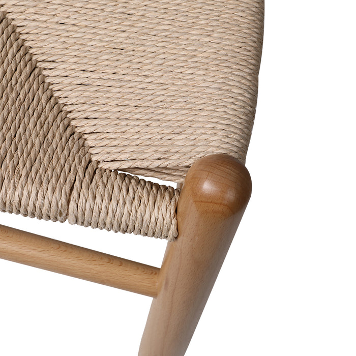 Set of 2 Dining Chairs | Clasiko Retro Kitchen Wood Dining Chair in Oak