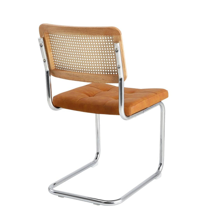 Set of Two Amolfo Designer Dining Chairs | Retro Style Wooden Variety Dining Chairs | 3 Models