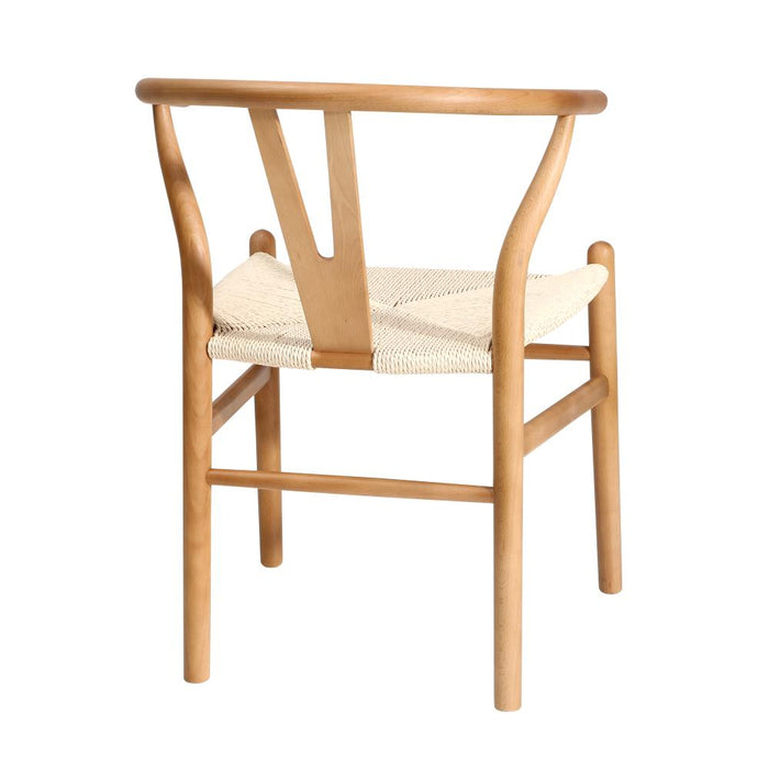 Designer Replica Hans Wegner Wishbone Chair | One or Two Retro Modern Wooden Wishbone Dining Chairs