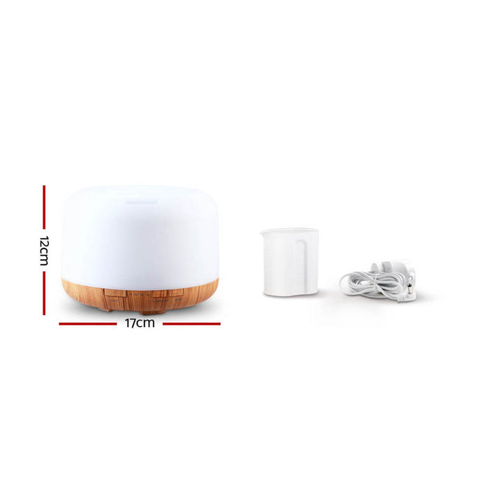Clasic 4 in 1 Relaxaing 7 LED Light Large 500ml Aroma Diffuser With Remote Control
