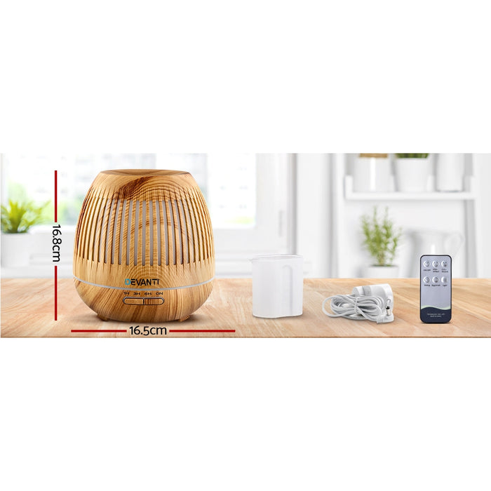 4 in 1 Zen 7 LED Light Large 400ml Aroma Diffuser With Remote Control | Air Purifier and Humidifer