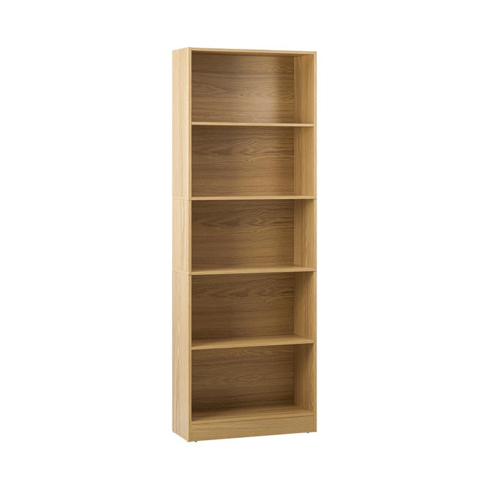 Milanese 5 Tier Wooden Display Unit | Modern Wooden Bookshelf Storage Shelving Unit | 3 Colours