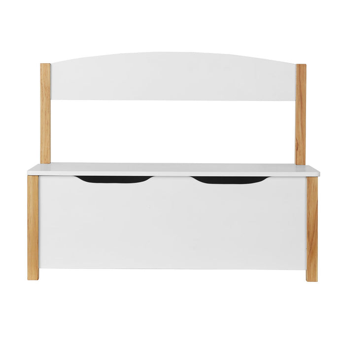 Funzee 2 in 1 Kids Toy Box Chest Storage | Children Seating Bench and Storage Organiser