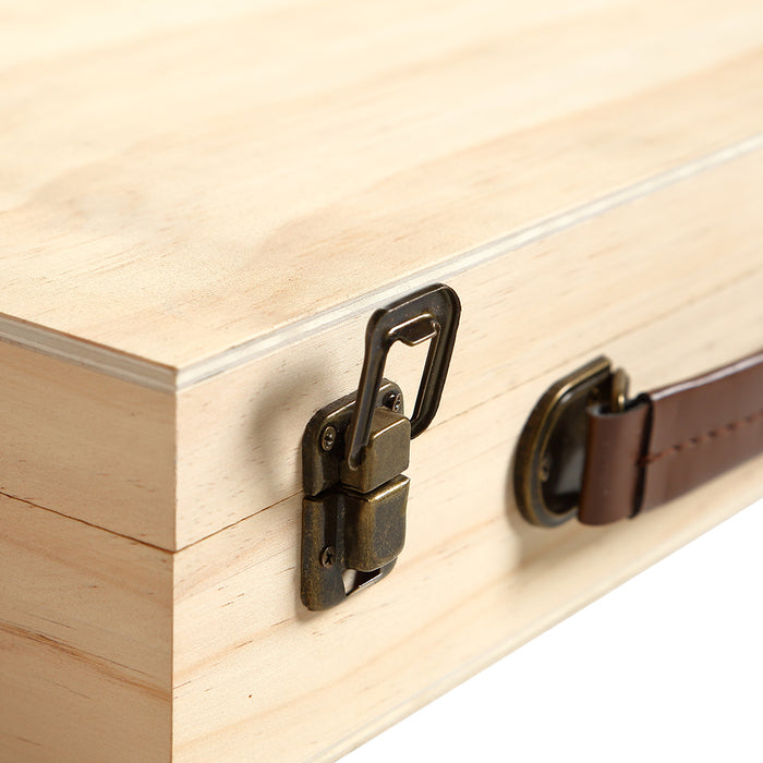70 Slots Essential Oil Storage Box Wooden Aromatherapy Container Organiser