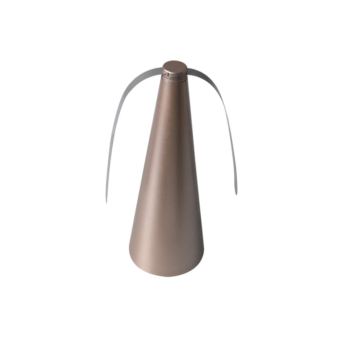 Natural Fly Repellent Fan | Bug Free Safe Trap | Picnic Outdoor Insect Repeller in Rose Gold