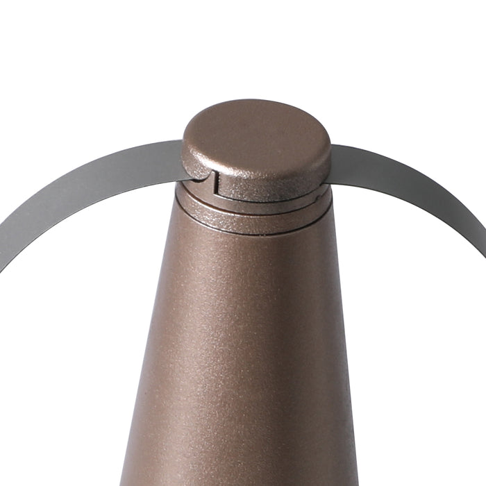 Natural Fly Repellent Fan | Bug Free Safe Trap | Picnic Outdoor Insect Repeller in Rose Gold