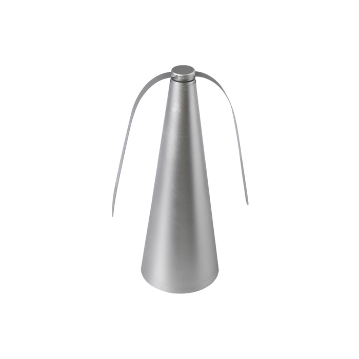 Natural Fly Repellent Fan | Bug Free Safe Trap | Picnic Outdoor Insect Repeller in Silver
