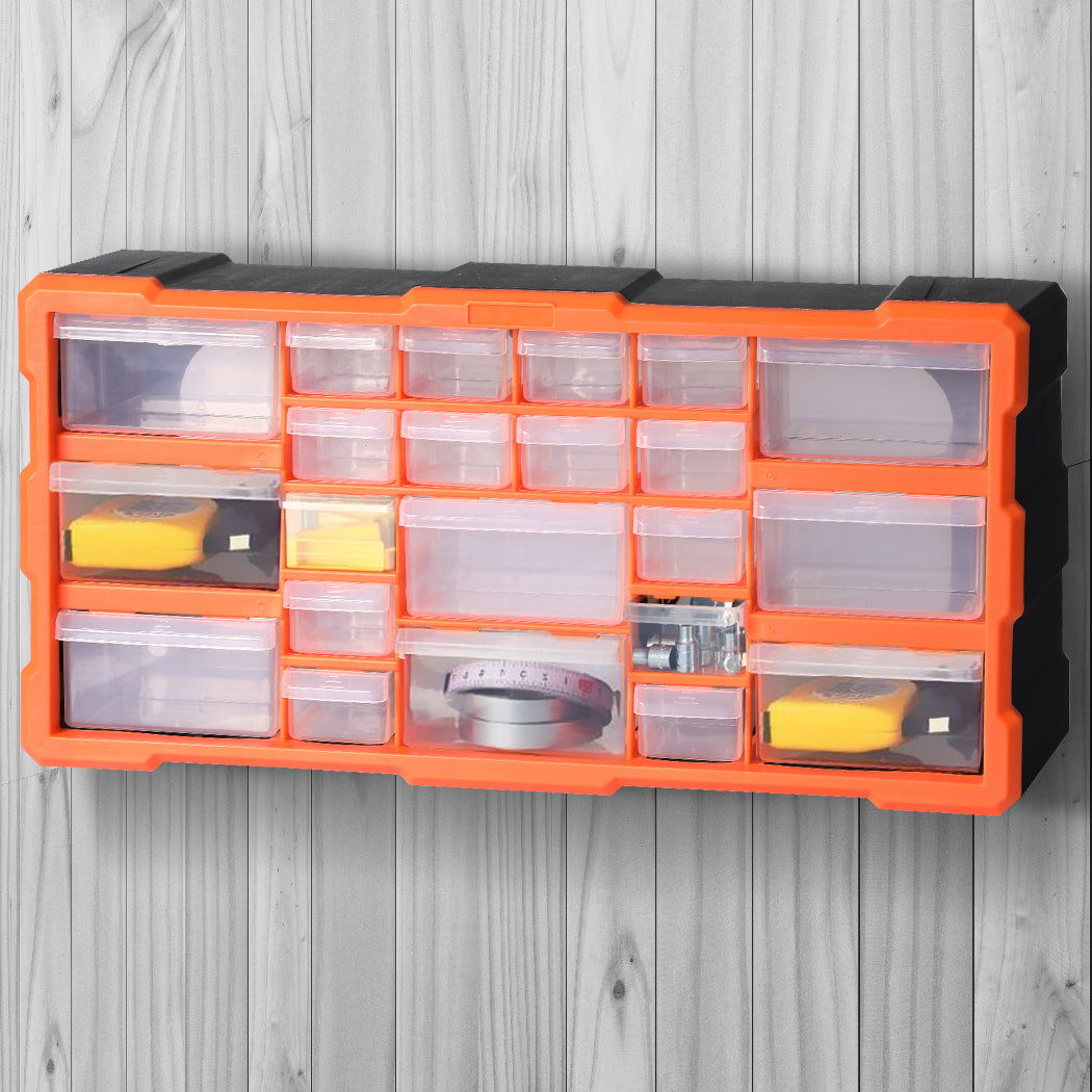 Storage Containers For Tools Tool Storage Cabinet Organiser Drawer Bins Toolbox Part Chest Divider ...
