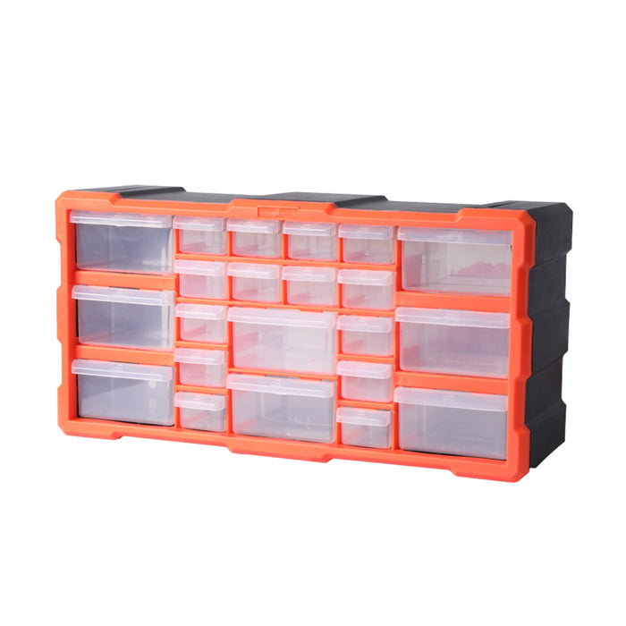 Tool Storage Cabinet Organiser Drawer Bins Toolbox Part Chest Divider 22 Drawers