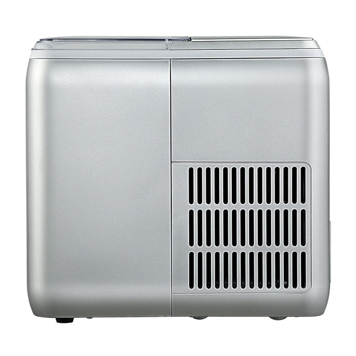 Portable Premium 2.6L Ice Maker Machine | Silver Countertop Ice cube Making Machine