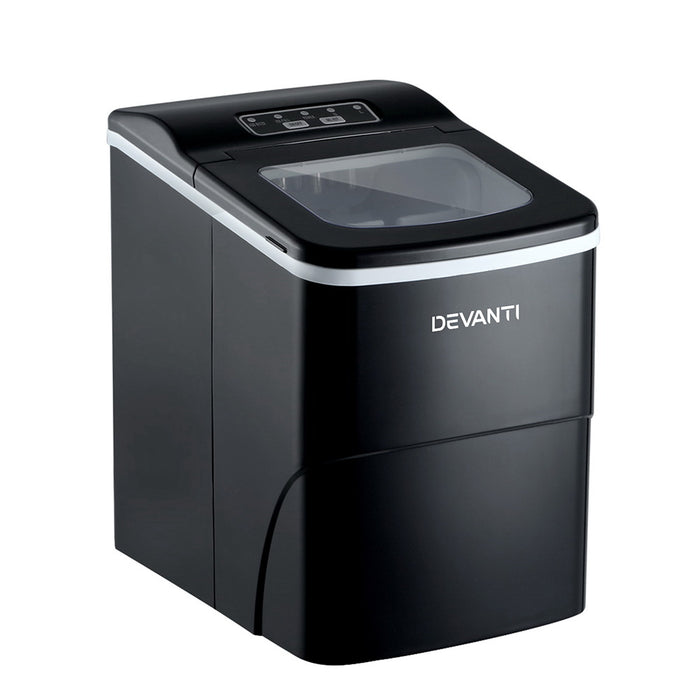 Portable Premium 2L Ice Maker Machine | Black Countertop Ice cube Making Machine