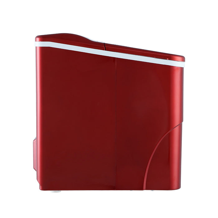 Portable Premium 2L Ice Maker Machine | Red Countertop Ice cube Making Machine