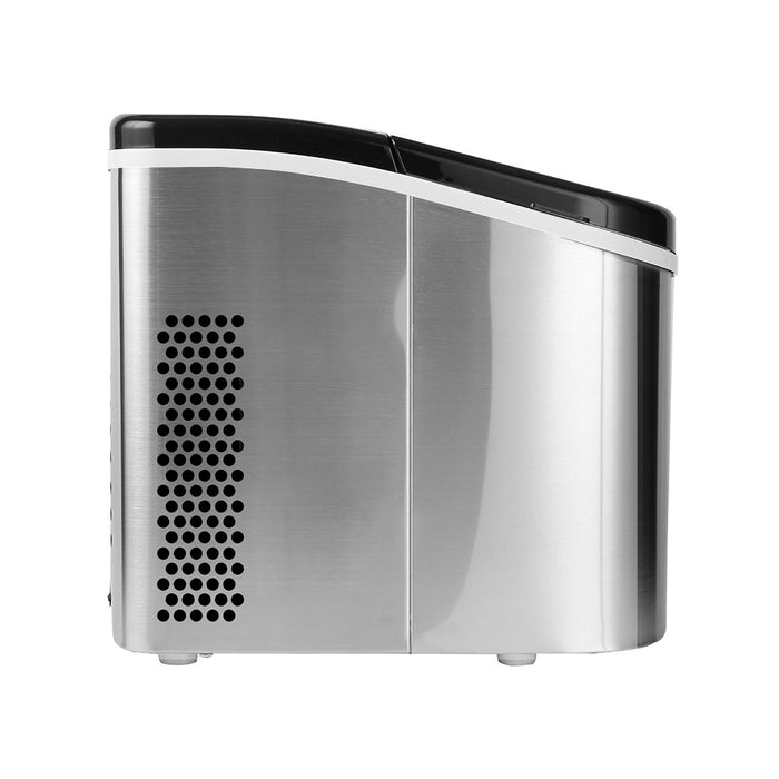 Portable Premium 2.4L Ice Maker Machine | Stainless Steel Countertop Ice cube Machine