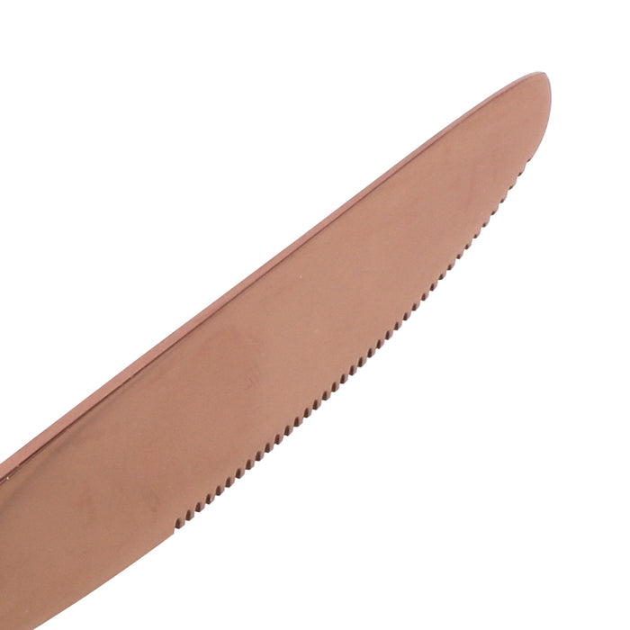 High Quality 30pcs Stainless Steel Cutlery Set in Rose Gold