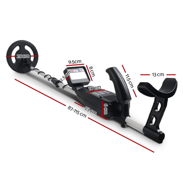 LCD Screen 3 Detection Mode 6.5kHz Metal Detector with Headphones