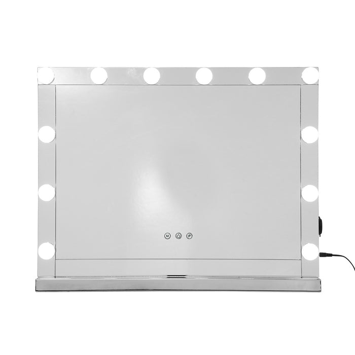 Starque 12 LED Bright Hollywood LED  Mirror | Wall Hung or Standing Make up Mirror | LED Touch Mirror