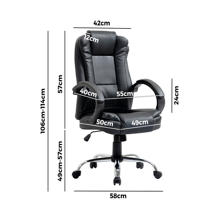 Premium Executive Padded Office Computer Chair by Oikiture