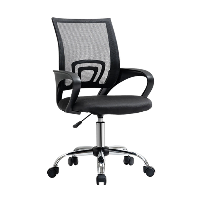 Milano Deluxe Mesh Office Computer Chair in Black by Oikiture