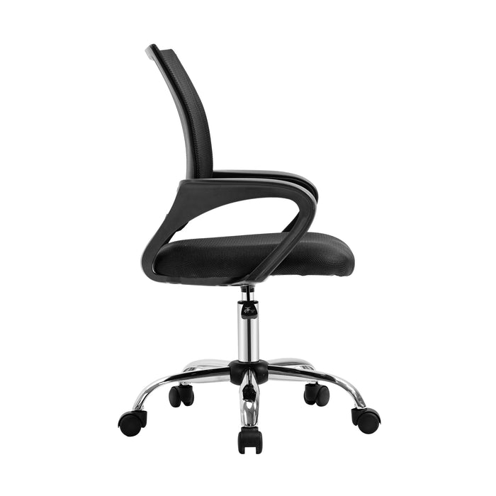 Milano Deluxe Mesh Office Computer Chair in Black by Oikiture