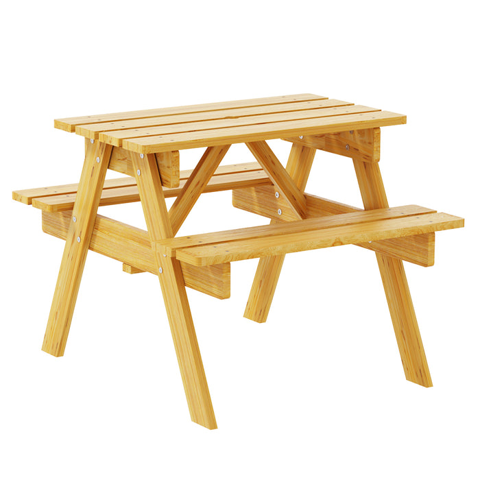 Funzee Multi Purpose Kids Outdoor Table and Bench Set | Kids Bench Seat