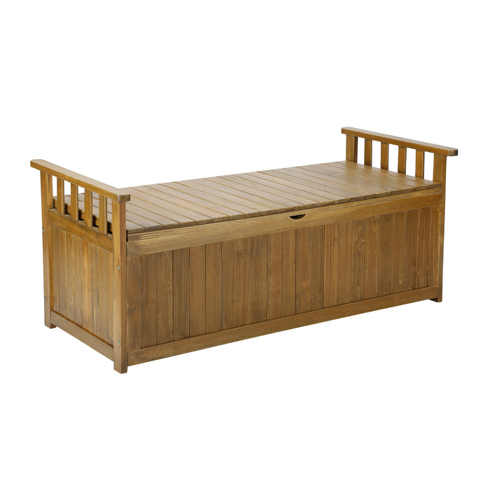 Two in One Outdoor Bench and Storage Box |Wooden Garden Bench by Livsip | 3 Colours