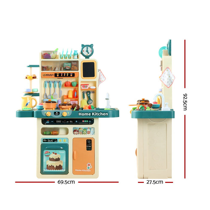 Funzee Kids Interactive 73pc Kitchen Pretend Playset | Childrens Fun Pretend Play Kitchen