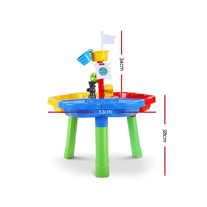Funzee Kids Sand and Water Sandpit Outdoor Table | Kids Outdoor Play Set
