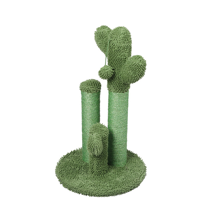 Pawzee Cactus 3 Tier Cat Tree Scratching Post Condo Tower