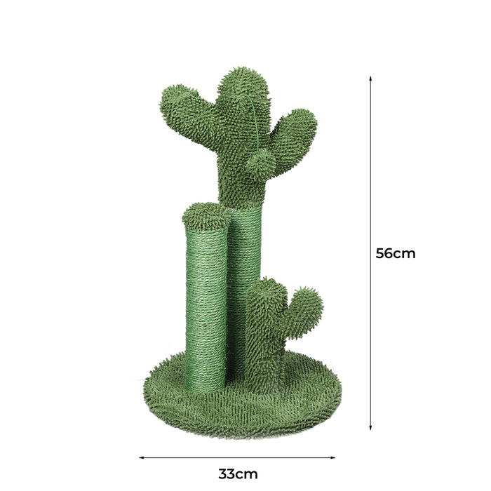 Pawzee Cactus 3 Tier Cat Tree Scratching Post Condo Tower