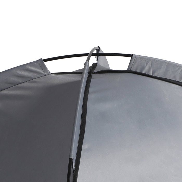 Pawzee Pet Trampoline Pet Bed | Elevated Dog Bed Hammock With Canopy - Grey Small