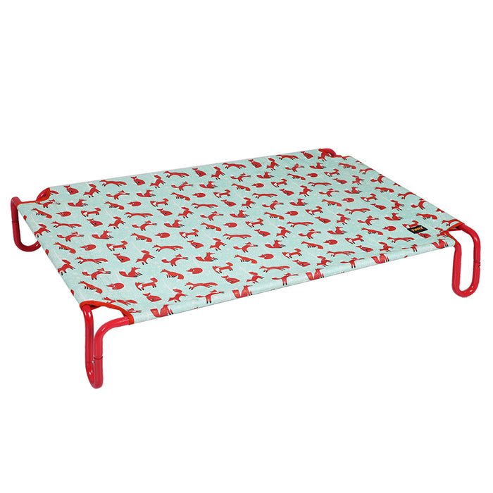 Pawzee Elevated Hammock Pet Bed | Portable Raised Dog and Cat Large