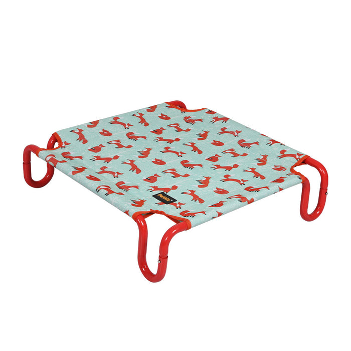 Pawzee Elevated Hammock Pet Bed | Portable Raised Dog and Cat Bed Small