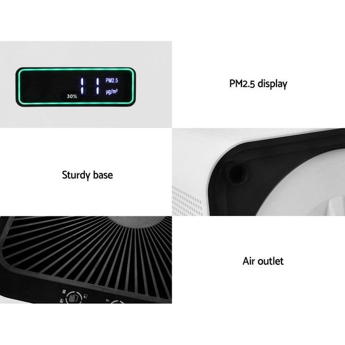 Premium 400m³/h Air Purifier with 11 Grade HEPA Filter | Clean Air Purifier