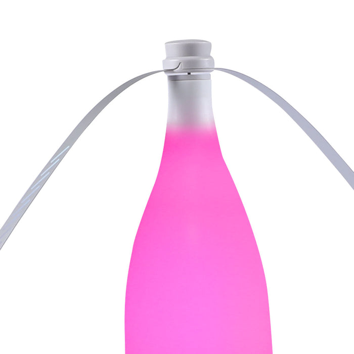 Natural LED Fly Repellent Fan | Bug Free Safe Trap | Picnic Outdoor Insect Repeller in Pink